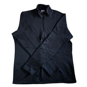 Patagonia Mens Capilene Pullover Jacket XXL Black Half Zip Quarter Zip